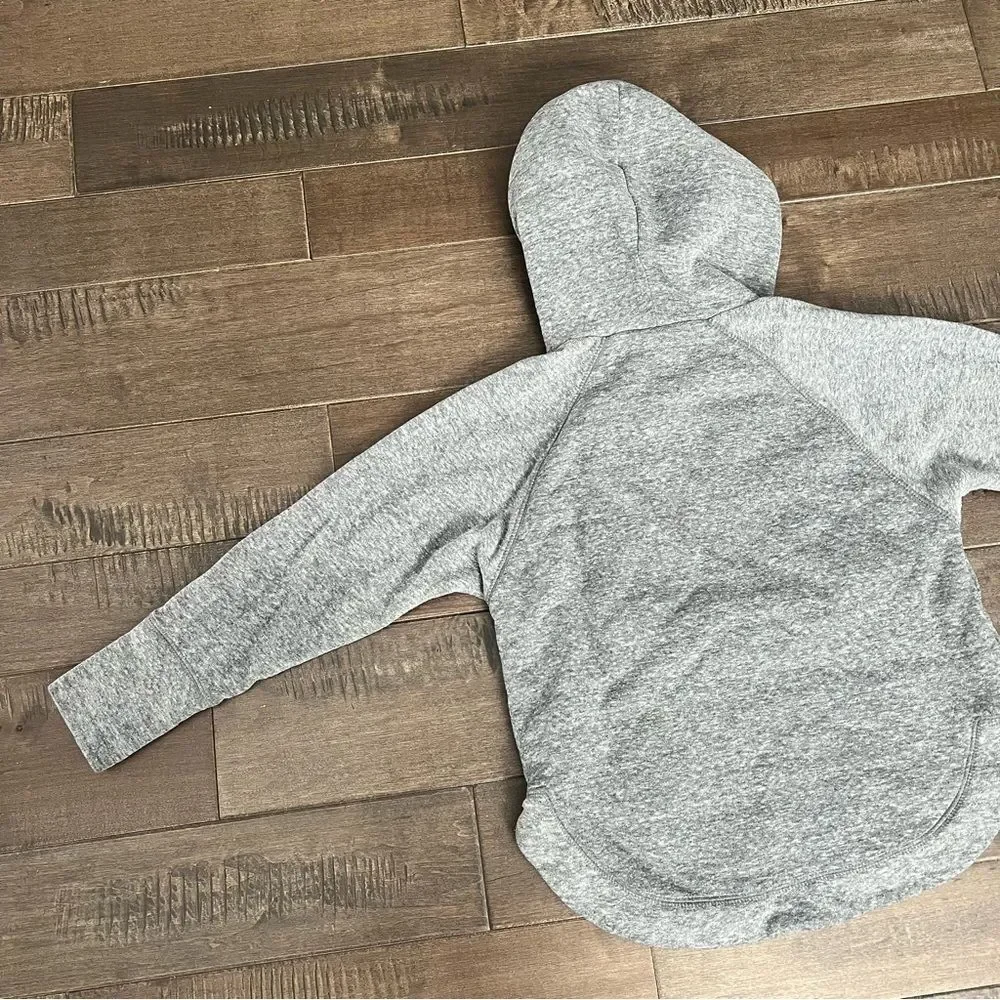 Gap Kids Sherpa Hoodie Pullover Grey Gray Sweatshirt S Unisex Boys Girls